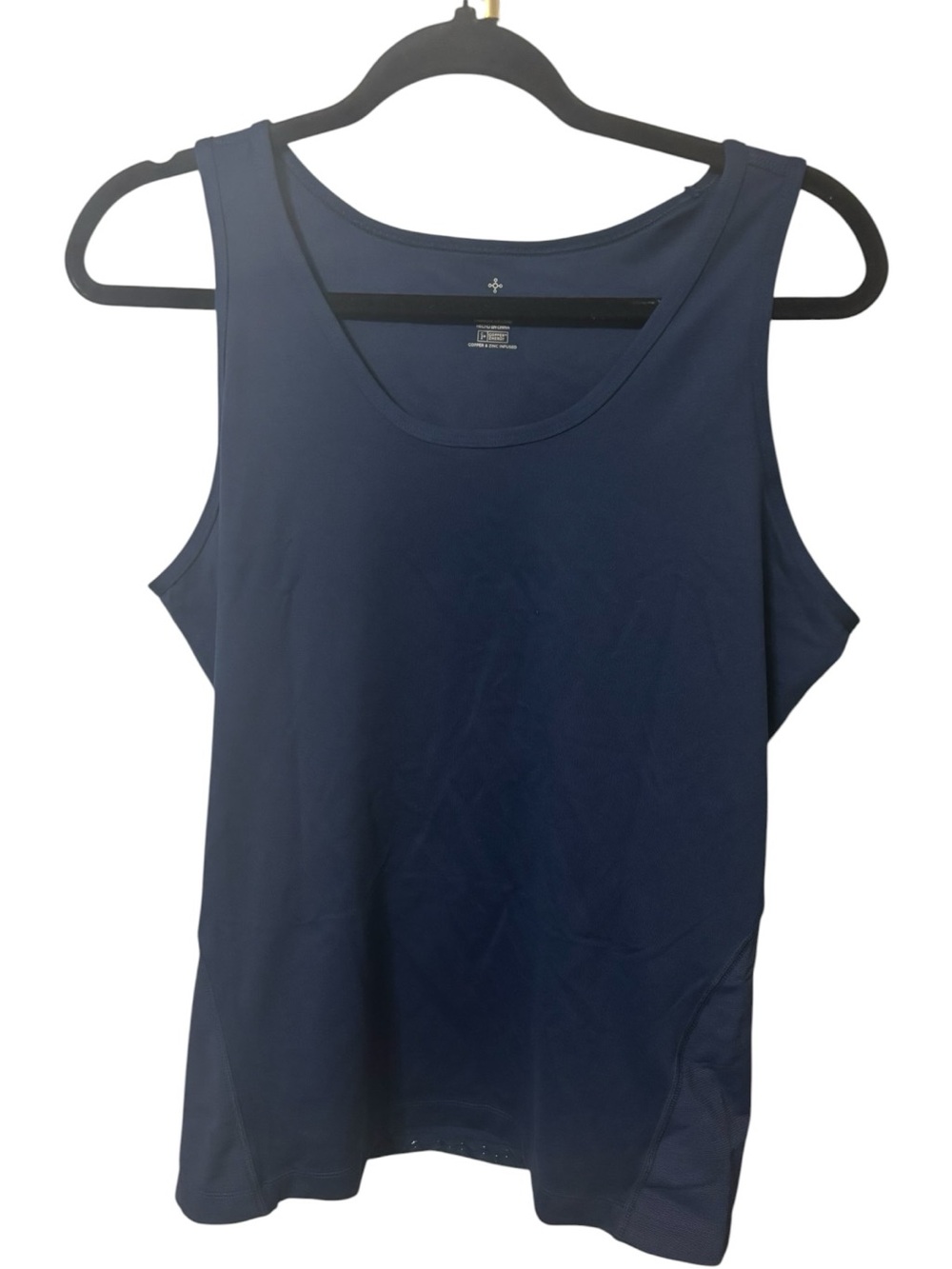 Tommie Copper Lower Back Support Tank in Navy in Size 2XL